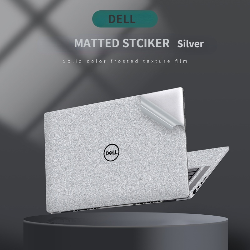 Stiker Laptop DELL Matte Silver Bening 3 Sisi 14 &quot;15.6&quot; 13 &quot;13&quot; 13 &quot;15.6&quot; 1590 15R 7520 Turbo 15R-3450