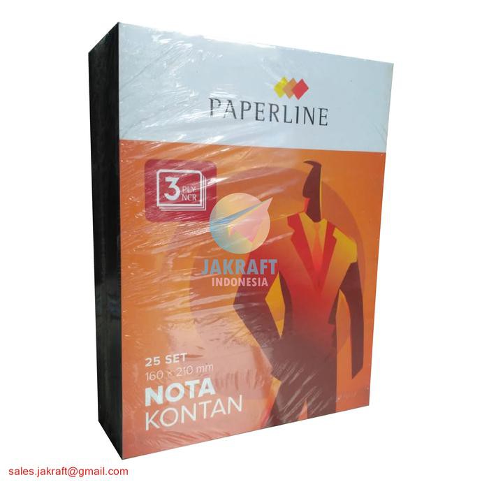 

Nota Kontan Bon PAPERLINE Besar 3 Rangkap Ply NCR Isi 75 Lembar PROMO SPECIAL