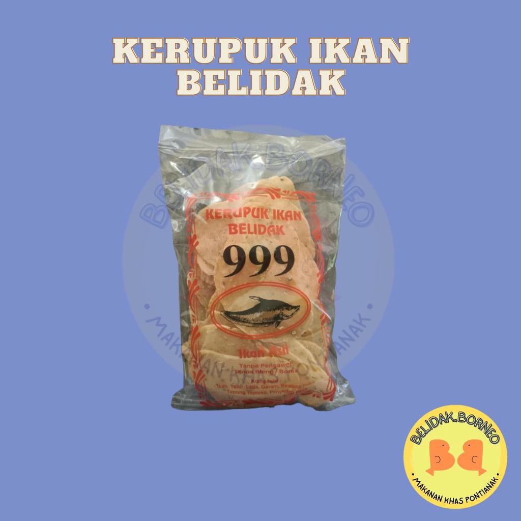 

Kerupuk Ikan Belidak Cap 999 500 gr