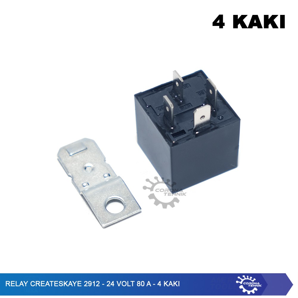 4 Kaki - Relay Createskaye 2912 - 24 Volt 80 A