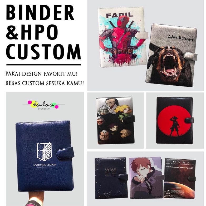

BINDER & HPO CUSTOM PRINTING BOYS SERIES A5/B5 20RING/26RING