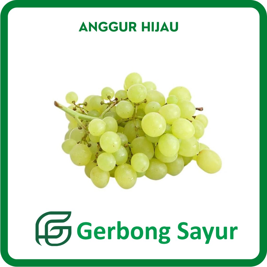 

Buah Anggur Hijau Segar - 250g