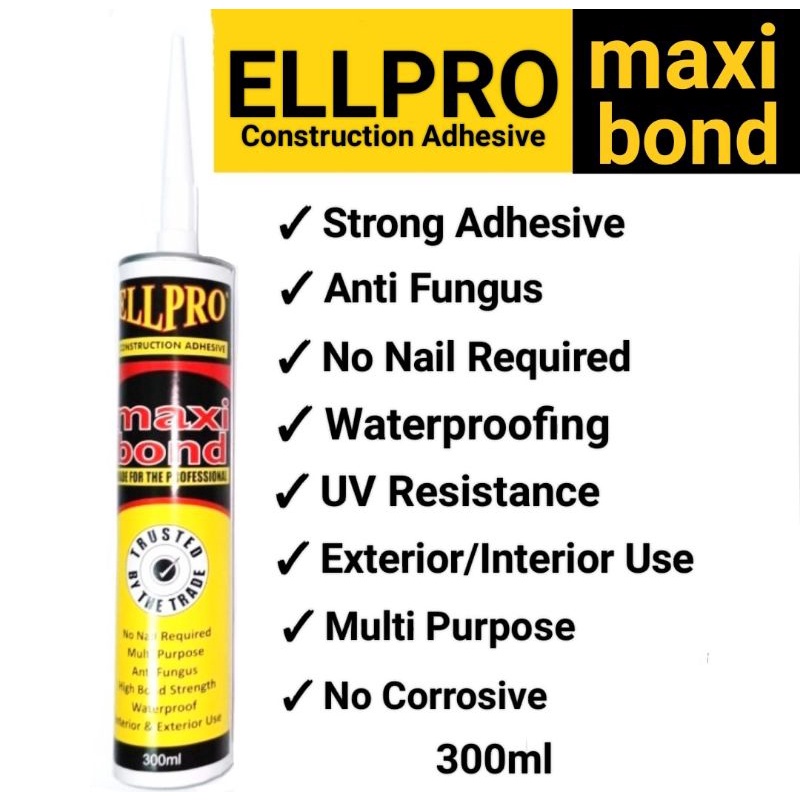 Lem Cermin/HPL/ACP/Kayu/Triplex ELLPRO Maxibond NS 85 300ml