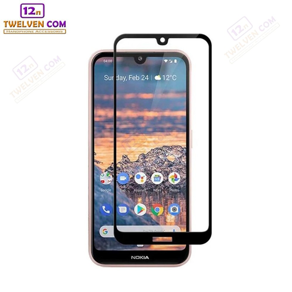 zenBlade 5D Full Cover Tempered Glass Nokia 4.2 - Hitam