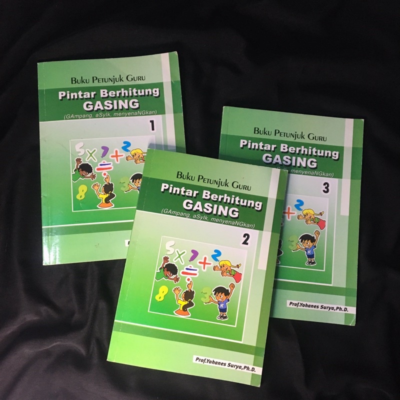 Buku Pintar berhitung Gasing Petunjuk Guru 1,2,3