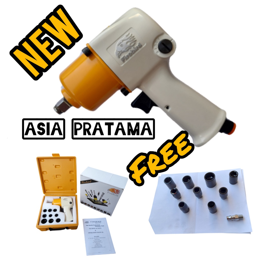 READY NEW Air Impact Pistol 1/2 Inch Firebird FB 1483 X Air Impact wrench Yukido Alat Pembuka Baut
