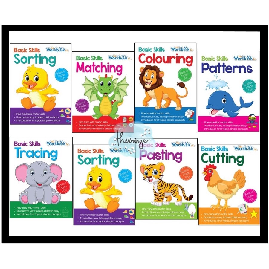

Basic Skills Matching Sorting Patterns Tracing Exercise Book Workbook - Tracing