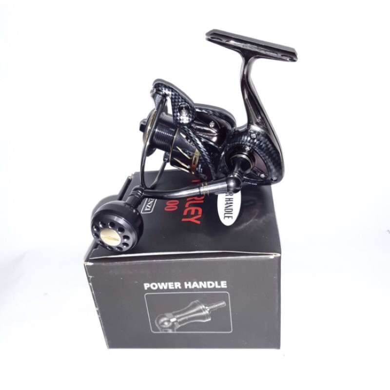 Reel Kenzi Harley 3000 Power Handle Metal Stand