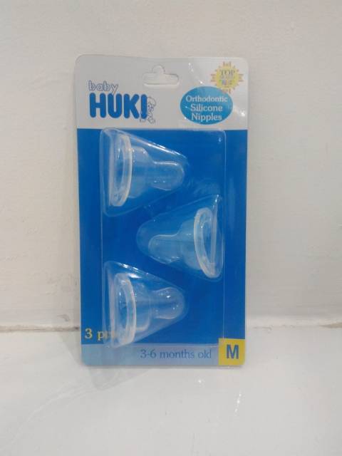 Dot nipple bayi baby Huki dot gepeng dan super flo isi 1 2 3