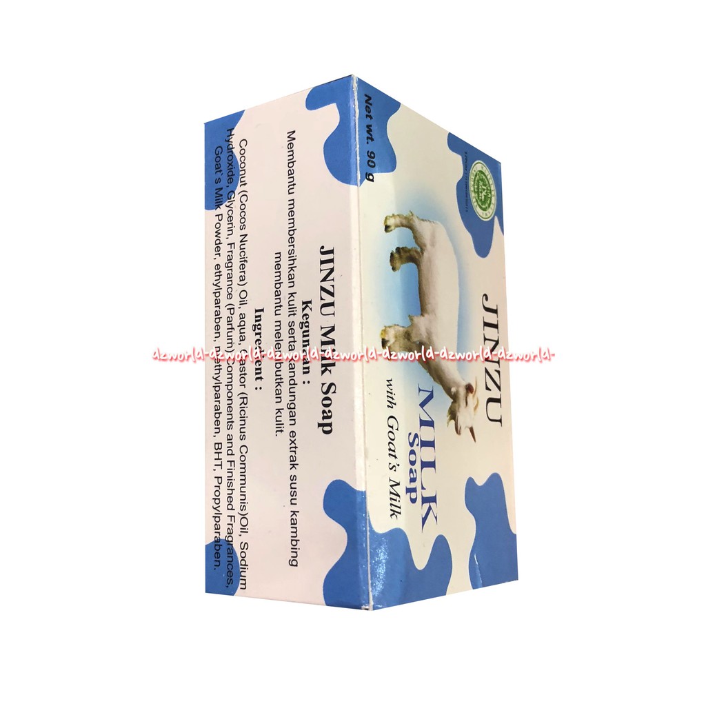 Jinzu Milk Soap With Goats Milk 90gr Sabun Batang Susu Kambing