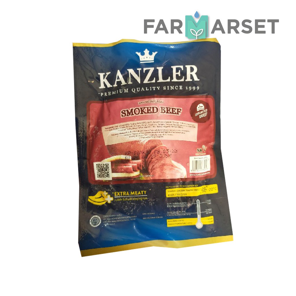 

[BANDUNG ONLY] Kanzler Smoked Beef 250gr