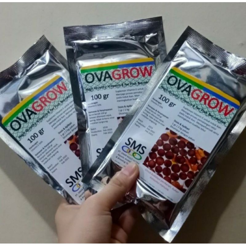 Ovagrow vitamin E untuk indukan ikan penyubur telur ova grow