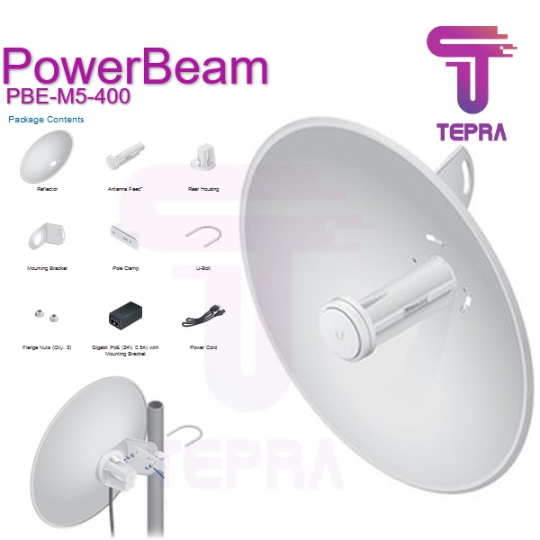 Ubiquiti PBE M5 400 Power Beam M5 400 ( Packing Dus )