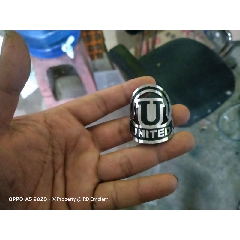 emblem sepeda united stainless
