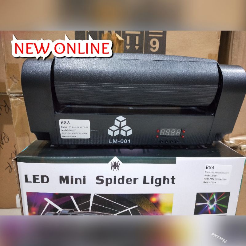 MINI MOVING SPIDER 8LED POWER 40WATT