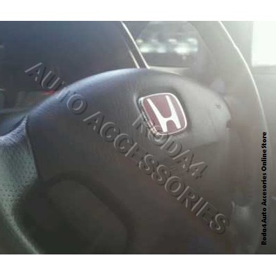 Emblem Setir / stir Logo Honda Merah HRV