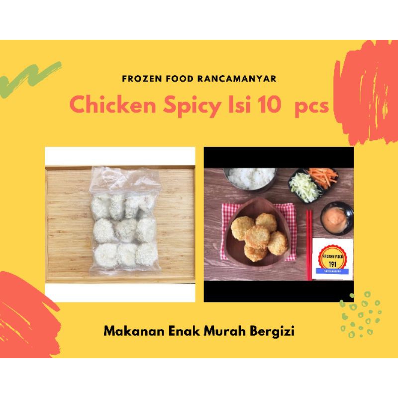 

Frozen Bento Chicken Spicy Ho*ben Isi 10/Nugget Bento Ayam Pedas