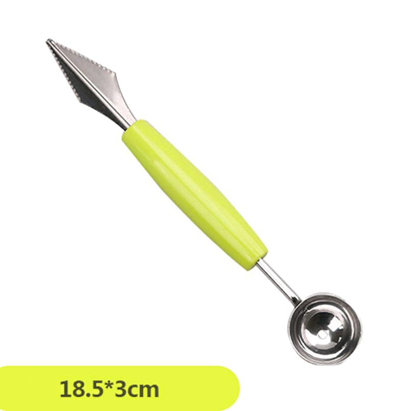 Sendok Scoop Bahan Stainless Steel Pengukir Es Krim / Buah-Buahan