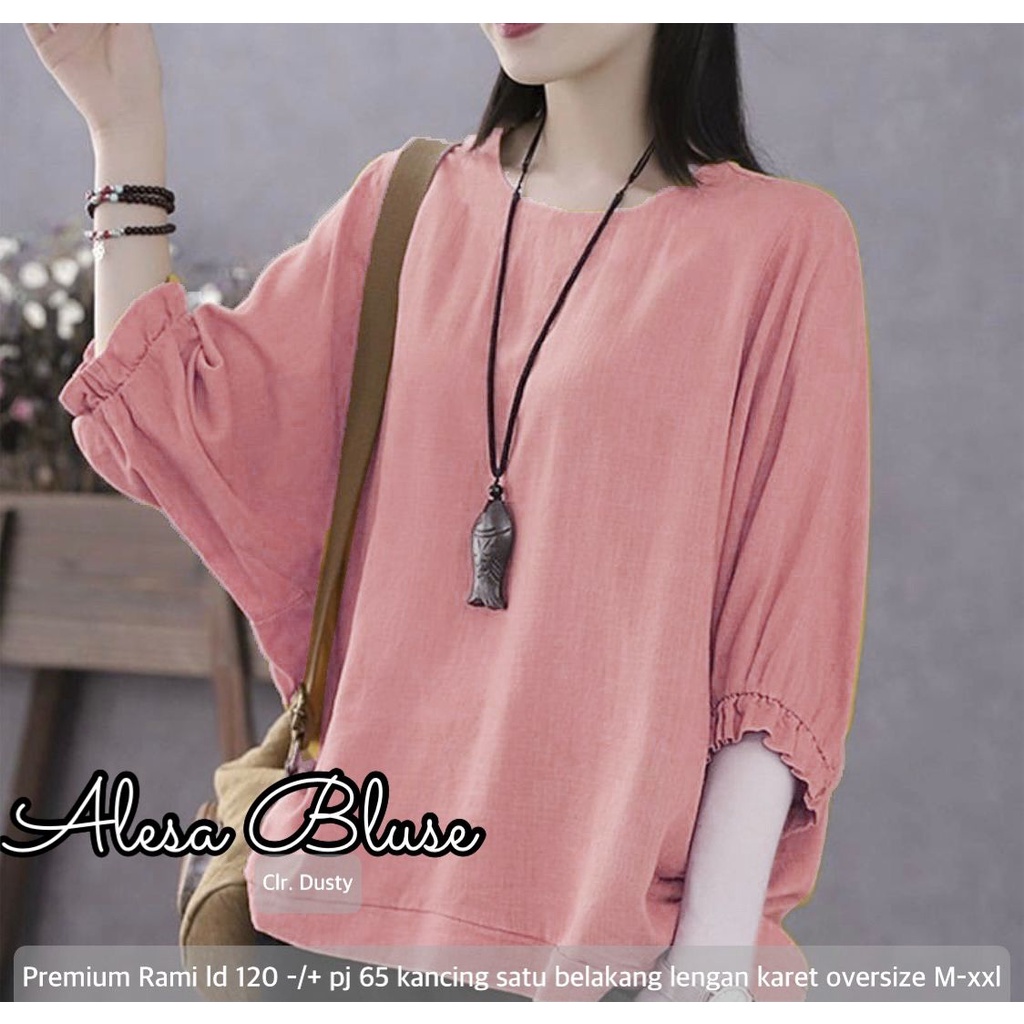 BLOUSE JUMBO TERBARU/ BLUSE JUMBO/ BLUSE TERBARU/ BLUSE KEKINIAN/ ALESA BLOUSE