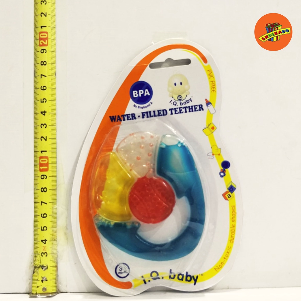 Gigitan Bayi I.Q Baby Water Filled Teether Baseball/Butterfly