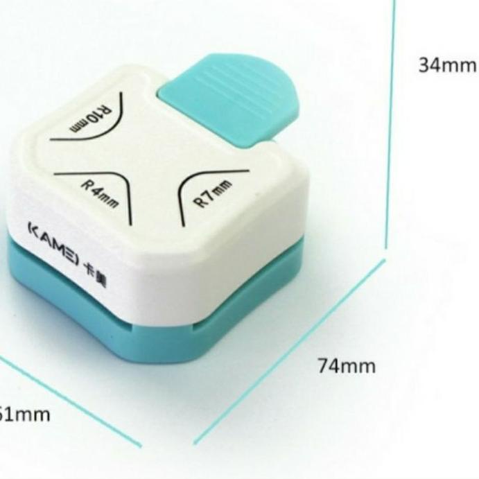 

Flash Sale Round Corner 3 in 1 R4 R7 R10 Pemotong Kertas Sudut Corner Rounder Puncher Fancy Corner Punch ✓