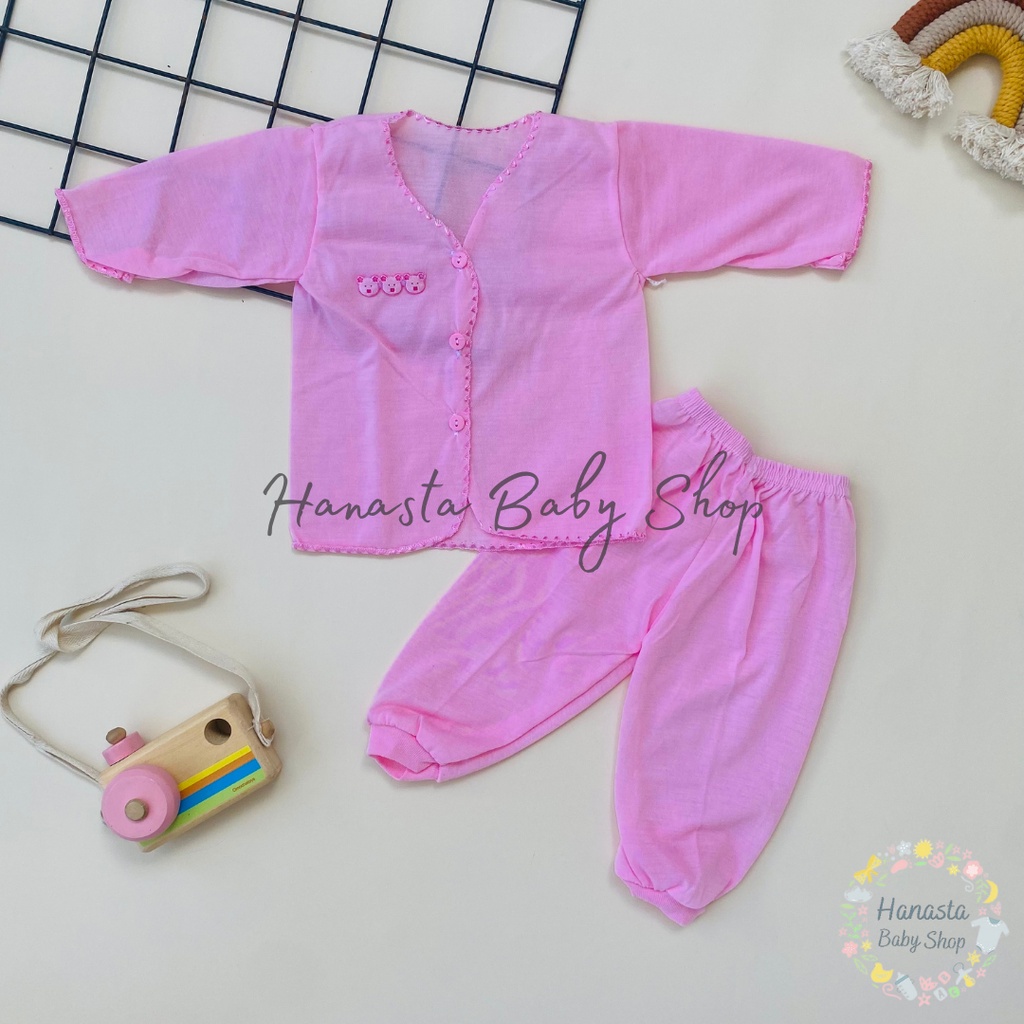 Setelan Lengan Panjang Bayi Murah / Baju Bayi Newborn Polos