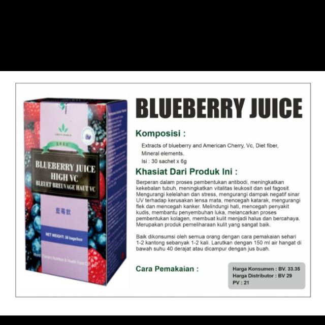 

Bluberry Juice Obat segala penyakit
