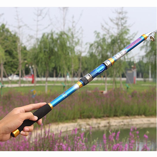 Joran Pancing Portable Telescopic Epoxy Resin 2.7M/6 - Blue--Yuelong