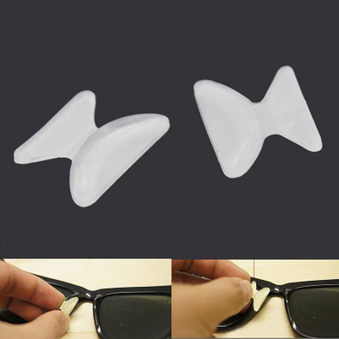 Nosepad Kacamata Silicone Transparant