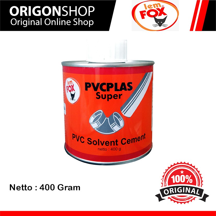Lem Pipa PVCPLAS Super Kaleng 400 g