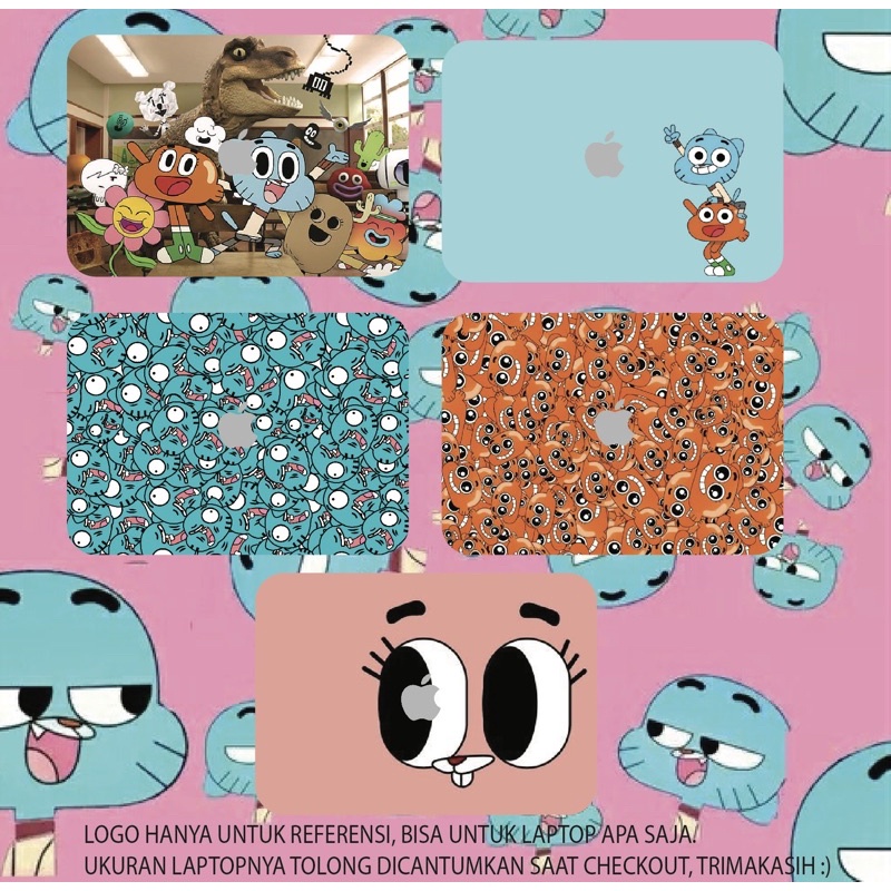 

Stickers Skin Laptop Laminating The Amazing World Of Gumball segala laptop asus,macbook bs customdll