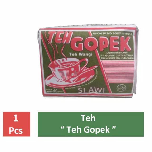 Teh Gopek  40 gr (Ecer/Satuan)