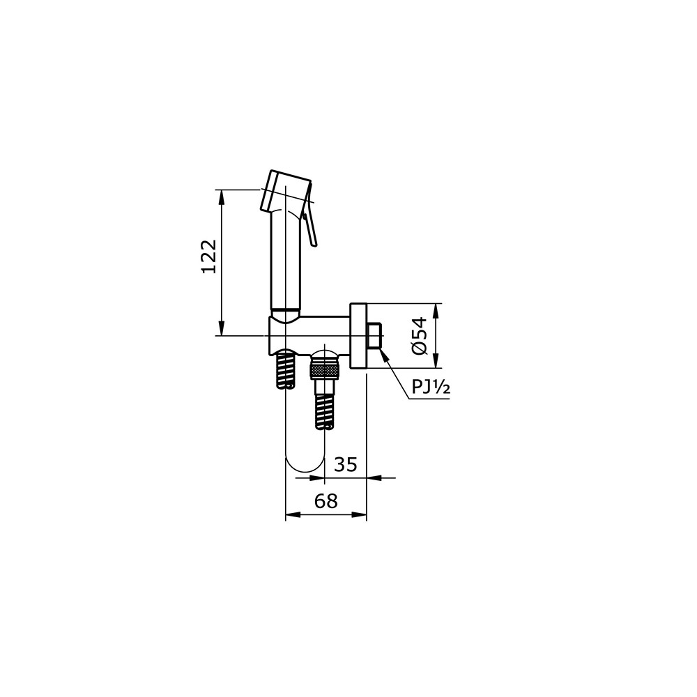 Jet Shower Toilet TOTO TX403SECR / TX 403 SECR