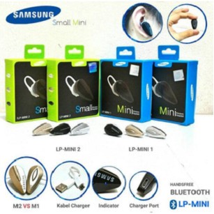 HEADSET HANDSFREE BLUETOOTH SAMSUNG LP MINI 01 02 BLUETOOTH EARPHONE