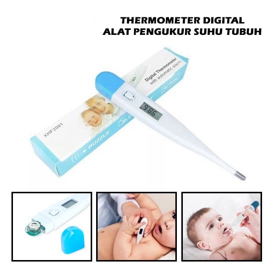 Hight Quality Thermometer Digital – AC 35 – GARANSI Termometer Termo  Bayi  Anak Dewasa Alat Pengukur Suhu Badan Telinga ketek anus Masak air panas Makanan Kayu Air Raksa  Oven air aquarium tembak termogun Digital