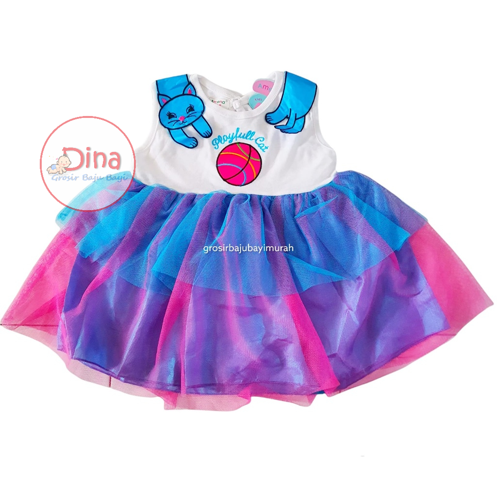 dress baju anak AMENA PLAYFULL CAT