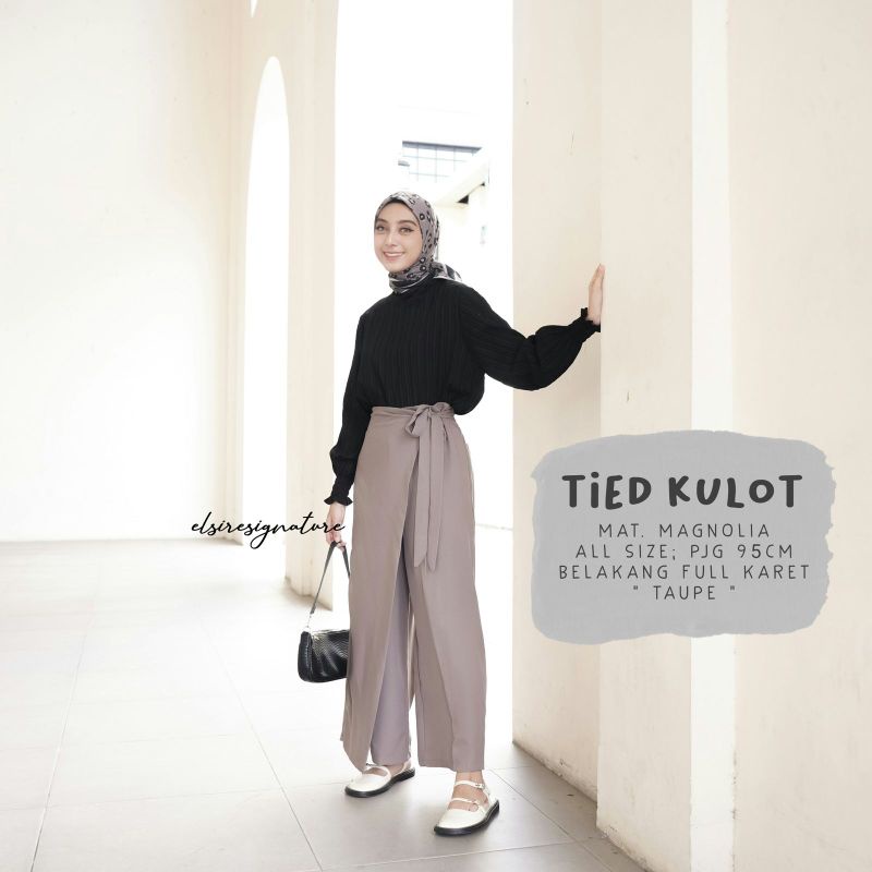 TIED KULOT PREMIUM CELANA KULOT WANITA - CULOTTE LILIT - ROK CULLOTE - CELANA ROK WANITA ROK LILIT | OUTFIT REMAJA OOTD KEKINIAN