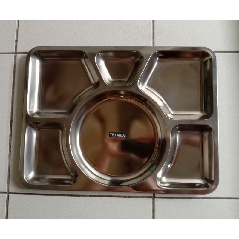 Tempat makan / food tray (stainless steel)