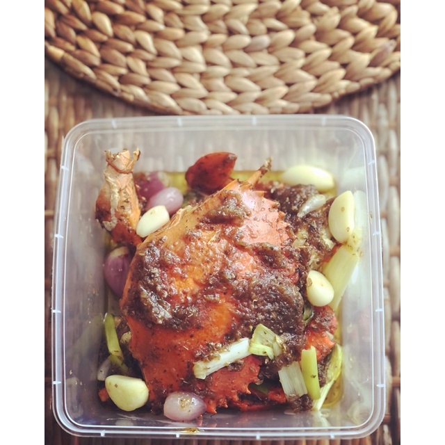 

Caramelized Butter Crab iLovbster Kepiting mentega bawang 1 ekor