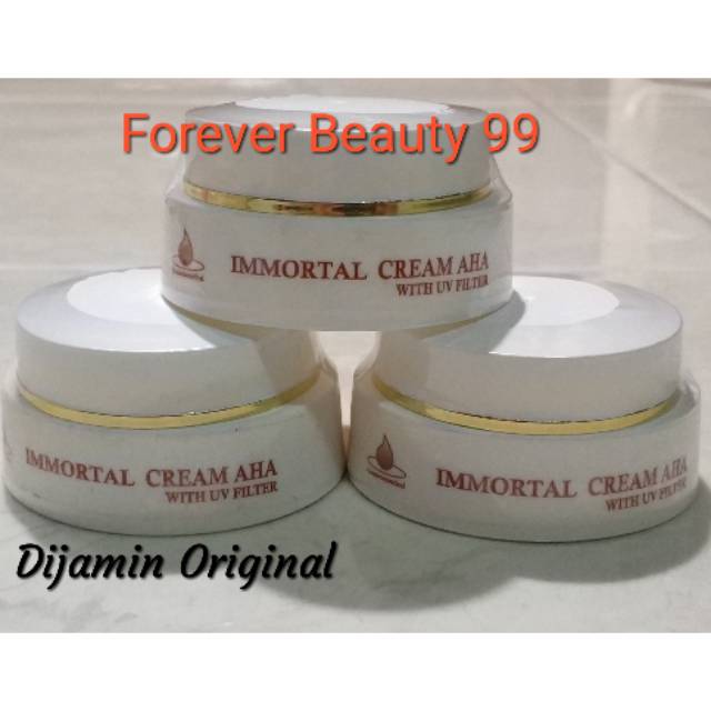 Immortal Cream AHA With UV Filter - Suncare AHA