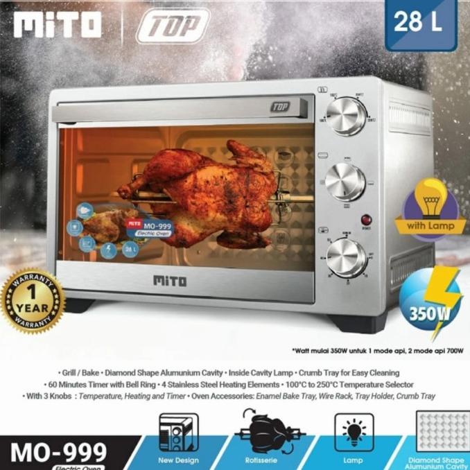 Oven listrik MITO MO-999 28 liter