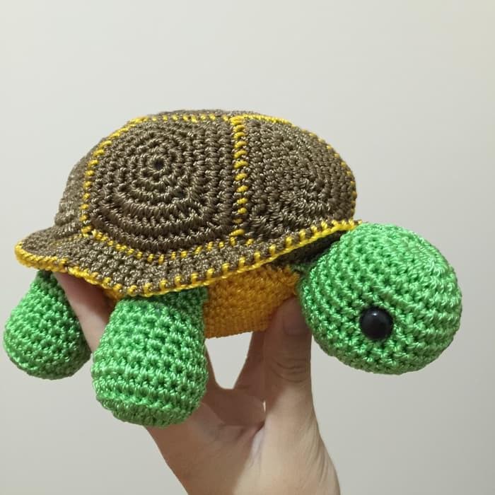 BONEKA RAJUT KURA-KURA (AMIGURUMI) Berkualitas