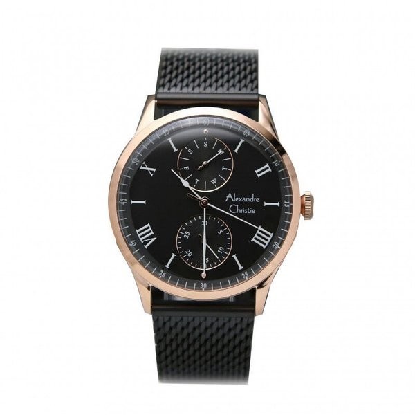 Jam Tangan Alexandre Christie AC 6437 MF Man Pria Stainless Steel Murah Original