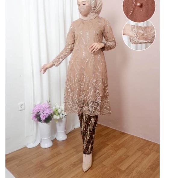 Paling Sesuai.. ATASAN SAJA Kebaya Wanita Modern/Baju Wisuda Kebaya/Kebaya Wanita/Kebaya Pesta/Kebay