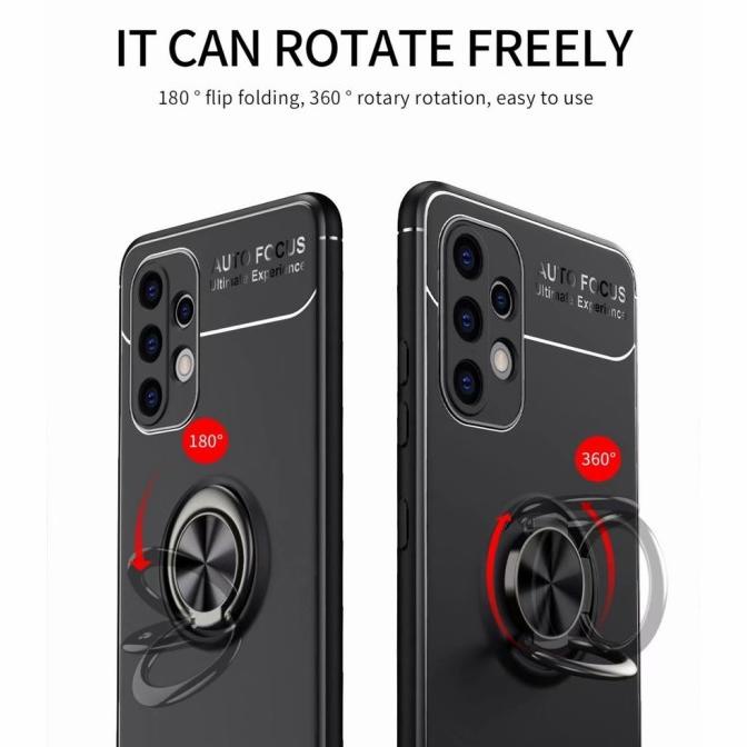 CASE SAMSUNG A32 SOFTCASE AUTOFOCUS INVISIBLE IRING ORIGINAL CASING - MERAH, SAMSUNG A32