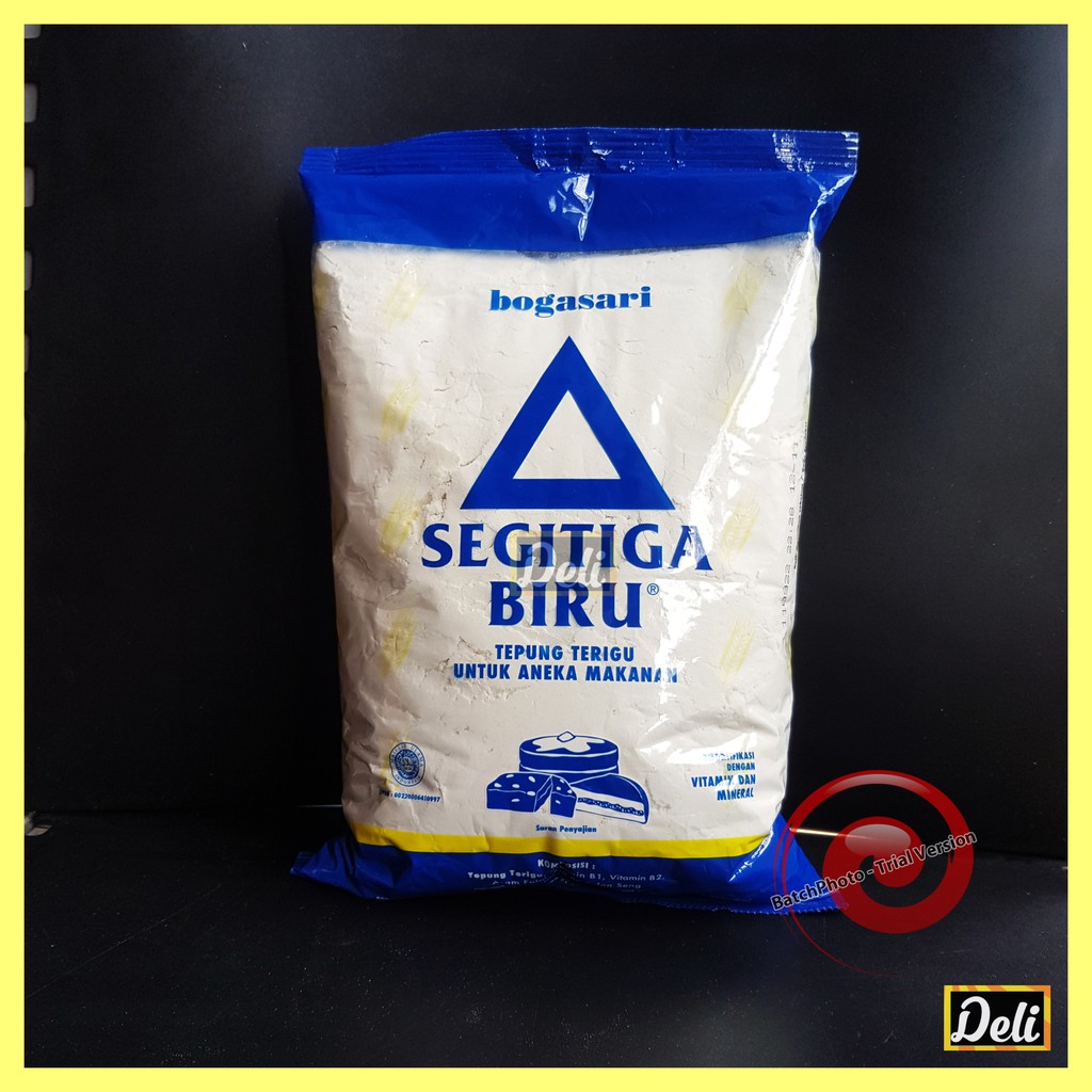 

Segitiga Biru Ekonomis Tepung Terigu Protein Sedang/ Segitiga Biru Transparan 1kg