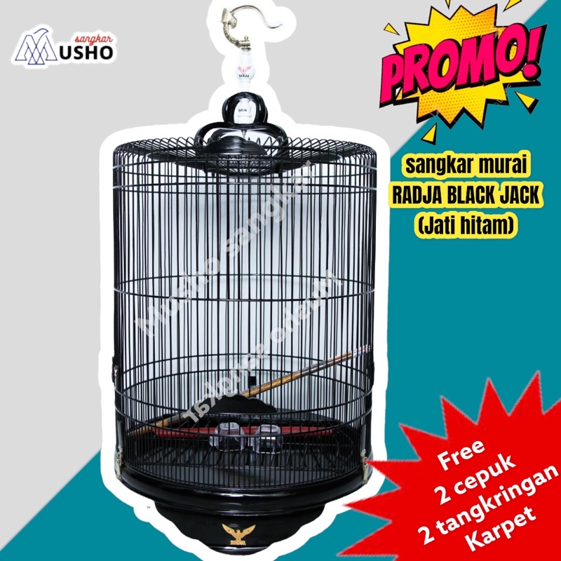 SANGKAR KANDANG MURAI RADJA BLACK JACK DIAMETER 58