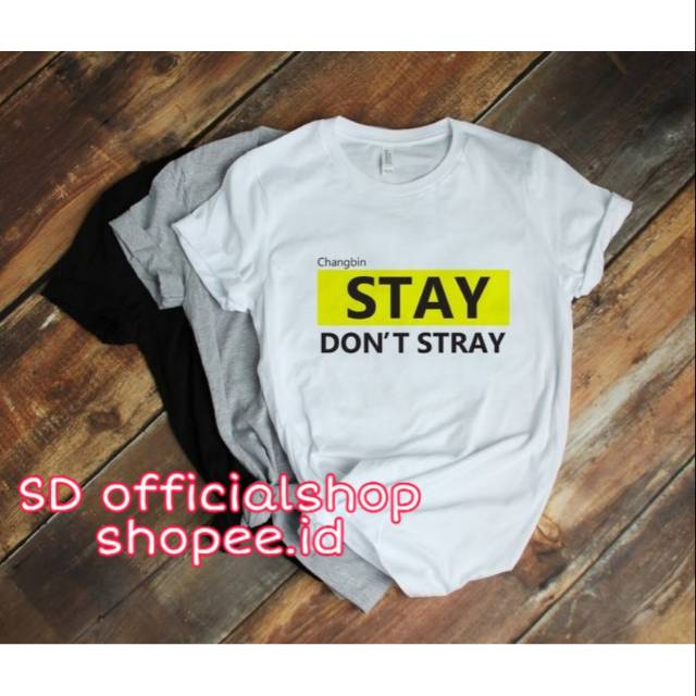 (BAYAR DITEMPAT)  kaos kpop STRAYKIDS CHANGBIN STAY DON'T STRAY