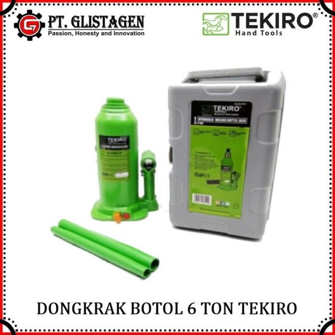 Dongkrak Botol 6 Ton Hydraulic Bottle Jack Dongkrak Mobil Tekiro 6 Ton
