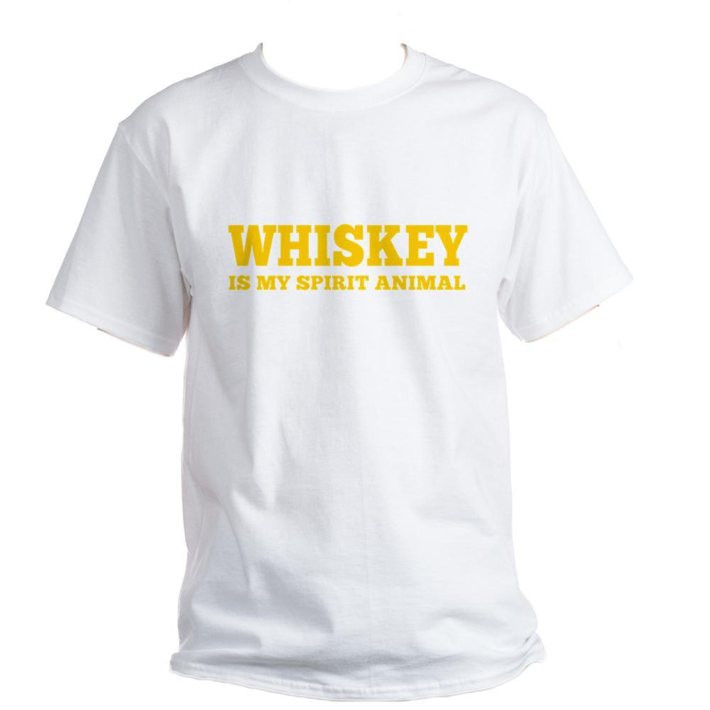 Whiskey Is My Spirit Animal Kaos Custom Adem